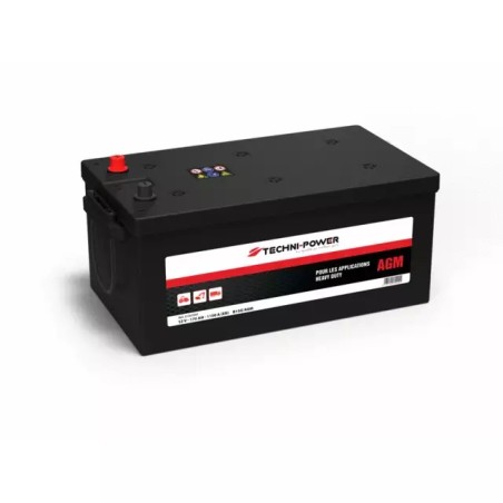 BATTERIE B15G-AGM 12V 170AH 1100A EN + A GAU - ref. 31307097 | TP Agri