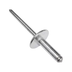 RIVET AVEUGLE TETE LARGE 4,8X12,7 ALU/TIGE ACI - ref. 255951 | TP Agri