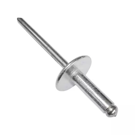 RIVET AVEUGLE TETE LARGE 4,8X12,7 ALU/TIGE ACI - ref. 255951 | TP Agri