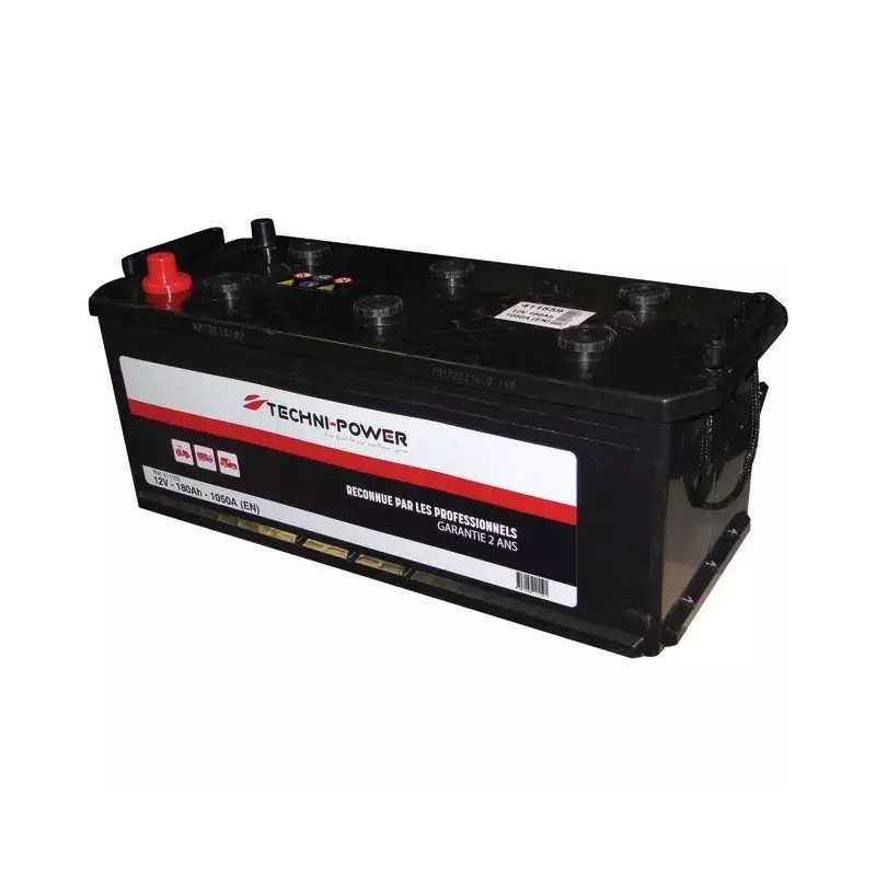 BATTERIE 12V 180AH 1050A + A DROITE SUR LA LAR - ref. 411559 | TP Agri
