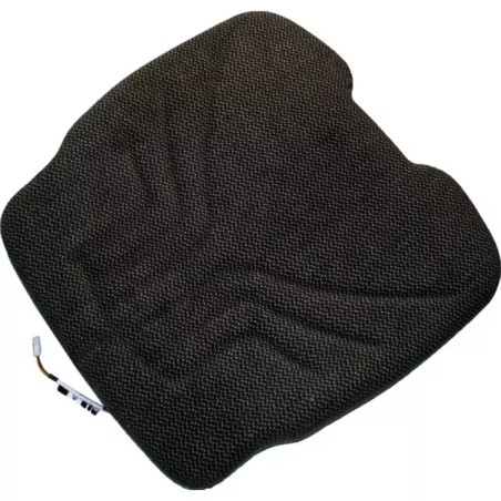 COUSSIN D'ASSISE CHAUFFANT 12/24V TISSU NOIR - ref. 31504336 | TP Agri
