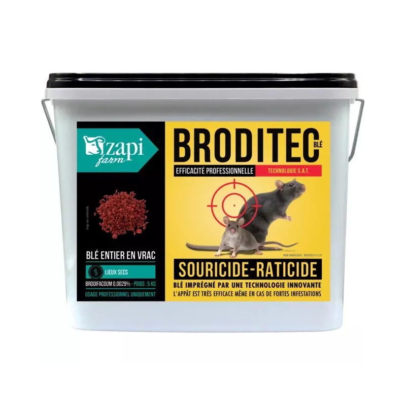 SOURICIDE RATICIDE PRO BRODITEC BLE BRODIFACO - ref. 2829052 | TP Agri