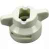 ECROU HARDI BLANC 8MM ERGOTS FINS - ref. 267754 | TP Agri