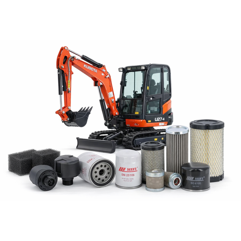 Kit filtration HIFI Kubota U27-4 entretien 1000h