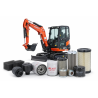 Kit filtration HIFI Kubota U27-4 entretien 1000h