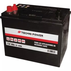 BATTERIE 12V 80AH DECHARGE LENTE DOUBLE BORN - ref. 31307050 | TP Agri