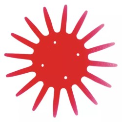 DISQUE BINEUR ROUGE 370 MM RIGIDE KRESS - ref. 5260910 | TP Agri