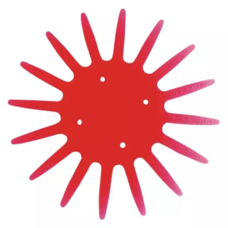 DISQUE BINEUR ROUGE 370 MM RIGIDE KRESS - ref. 5260910 | TP Agri