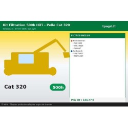 Kit Filtration 500h HiFi - Pelle Cat 320