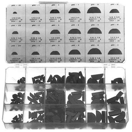 CLAVETTES DEMI LUNE ASSORTIMENT DE 250 PIECES - ref. 1875138 | TP Agri
