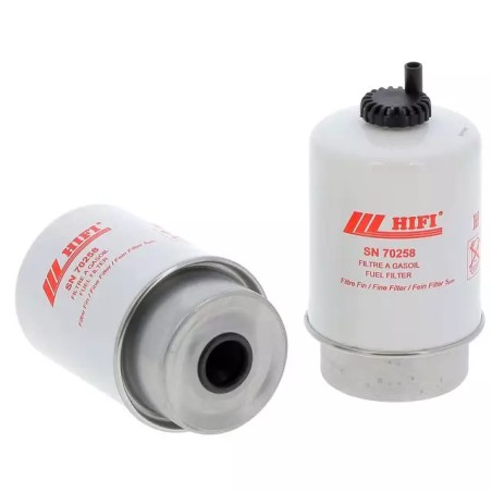 FILTRE A GASOIL SN 70258 HIFI FILTER - ref. HIFSN70258 | TP Agri