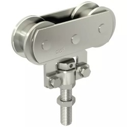 MONTURE A GALET FIXATION SUR CHANT AVEC 2 GAL - ref. 1850320 | TP Agri