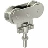 MONTURE A GALET FIXATION SUR CHANT AVEC 2 GAL - ref. 1850320 | TP Agri