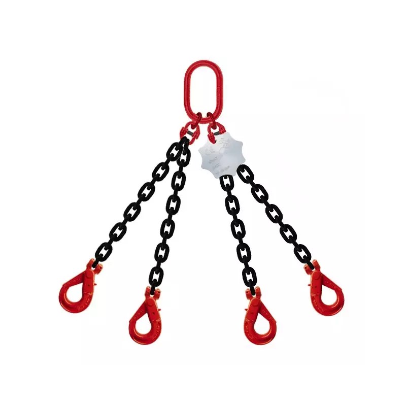 ELINGUE CHAINE 4 BRINS 8 MM AVEC CROCHETS AUT - ref. 1870225 | TP Agri