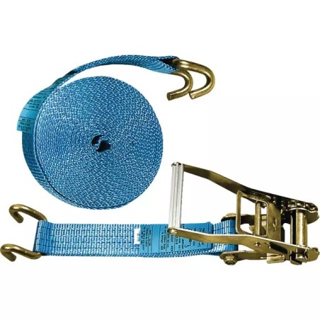 SANGLE A CLIQUET 50MM CROCHETS OUVERTS 16M 6T - ref. 272980 | TP Agri