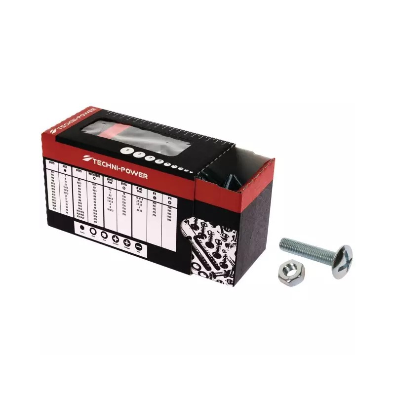 BOULON POELIER 8X60 ZINGUE 4.8 TECHNI-POWER - ref. 1727620 | TP Agri