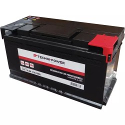 BATTERIE 12V 95AH 750A + A DROITE TECHNI-POWER - ref. 206888 | TP Agri
