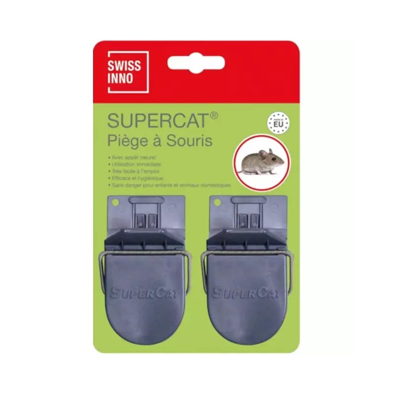 PIEGE A SOURIS SUPERCAT BLISTER DE 2 - ref. 2828068 | TP Agri