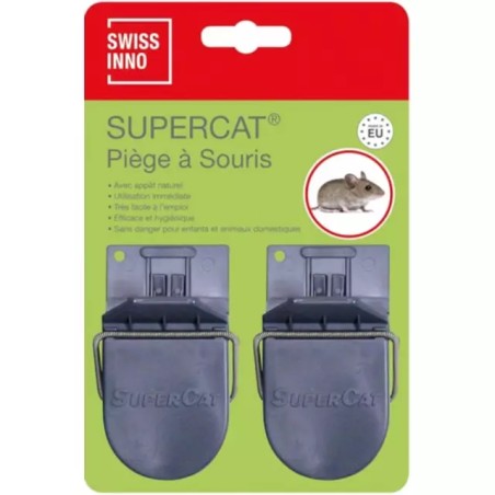 PIEGE A SOURIS SUPERCAT BLISTER DE 2 - ref. 2828068 | TP Agri