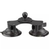 BASE DOUBLE VENTOUSE TWIST-LOCK T AVEC BOULE - ref. 31528022 | TP Agri