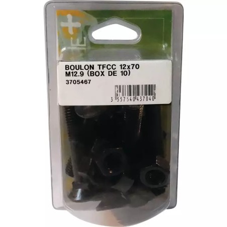 BOULON TETE FRAISEE COLLET CARRE 12X70 12.9 B - ref. 3705467 | TP Agri