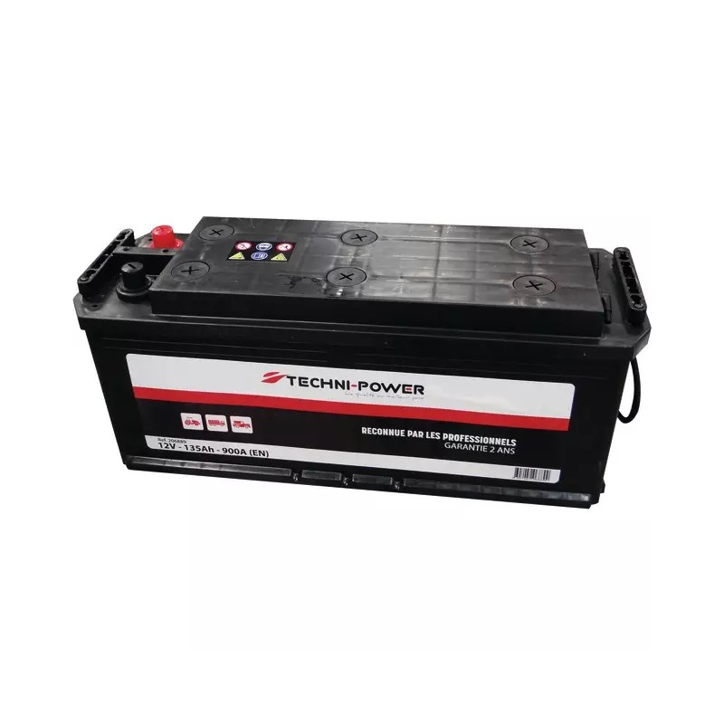 BATTERIE 12V 135AH 900A + A GAUCHE SUR LA LARG - ref. 206889 | TP Agri