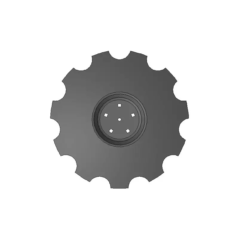 DISQUE CRENELE AGRESSIF 560X4 5 TROUS UN - ref. UN2439260011 | TP Agri