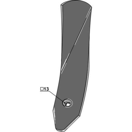 DEFLECTEUR GAUCHE 80X8X420 MM TYPE KOECKERLING - ref. 264922 | TP Agri