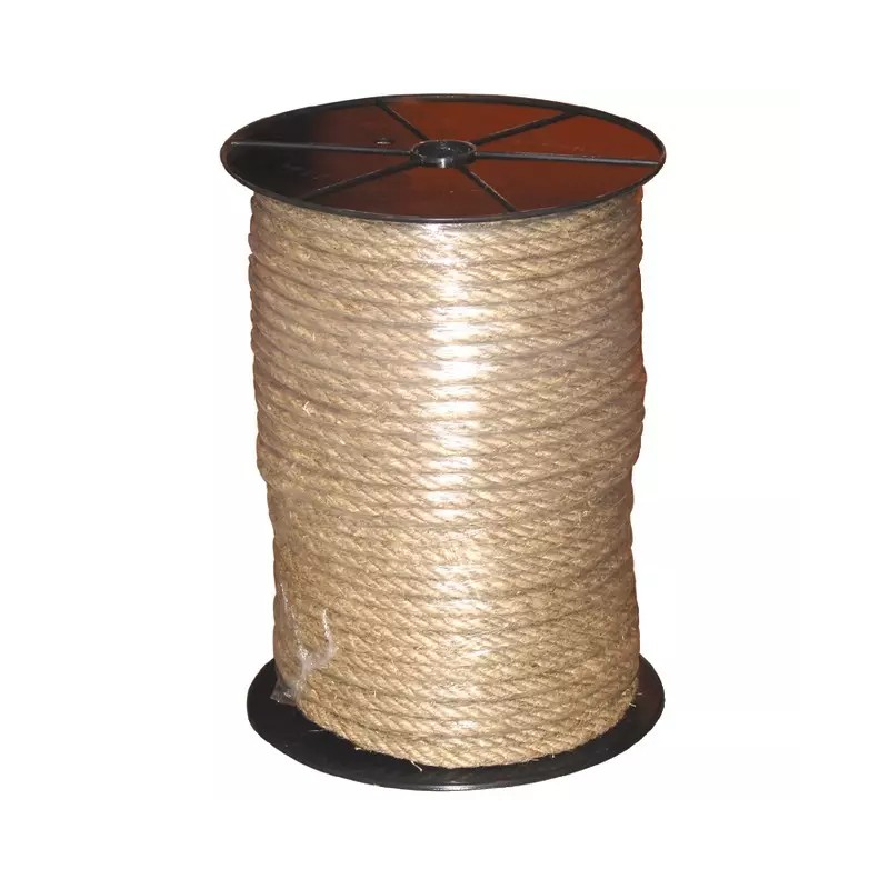 CORDAGE CHANVRE 12 MM 4 TORONS BOBINE DE 100 - ref. 1864190 | TP Agri