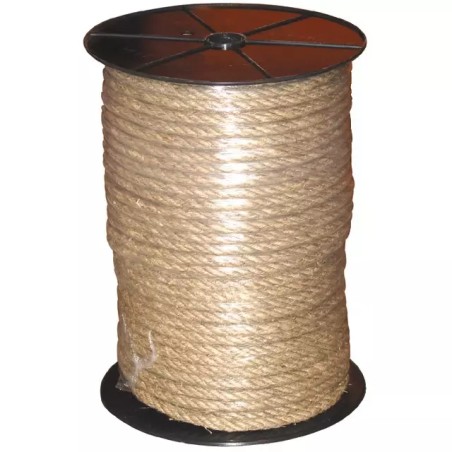 CORDAGE CHANVRE 12 MM 4 TORONS BOBINE DE 100 - ref. 1864190 | TP Agri