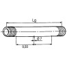 TUBE DE RAMPE LG 2085 MM 5 TROUS 7 MM ENTRE - ref. BED438956 | TP Agri