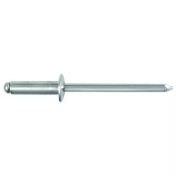 RIVET ALU TETE PLATE 4X15 BLISTER DE 50 - ref. 3734116 | TP Agri