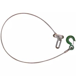 CABLE DE SECURITE 6 MM LG UTILE 1750 - ref. 1870254 | TP Agri