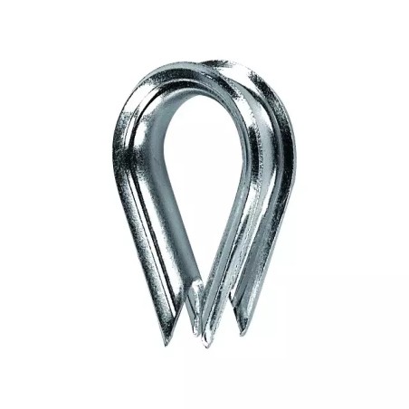 COSSE COEUR ACIER ZINGUE 6 MM SACHET DE 10 - ref. 1865206 | TP Agri
