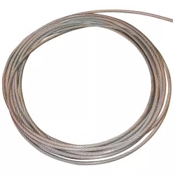 CABLE ACIER GALVA ENROBE PVC 8X6 MM 7X19 LE M - ref. 1866068 | TP Agri