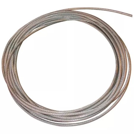 CABLE ACIER GALVA ENROBE PVC 8X6 MM 7X19 LE M - ref. 1866068 | TP Agri