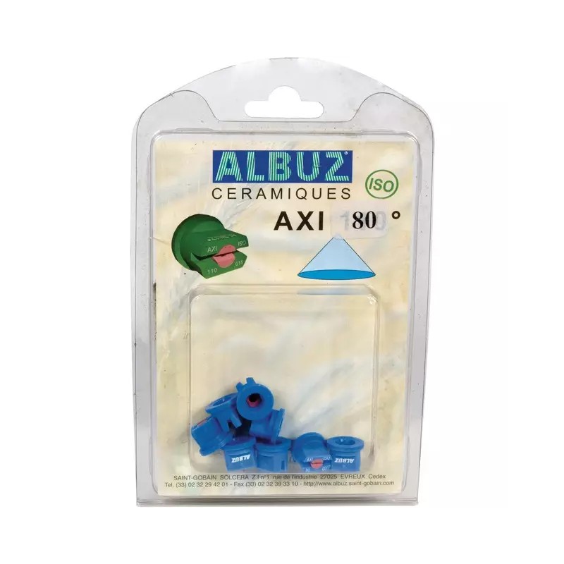 BUSE ALBUZ AXI 80 03 BLEUE BLISTER DE 8 - ref. 241738 | TP Agri