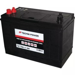 BATTERIE 12V 110AH DECHARGE LENTE DOUBLE BOR - ref. 31307052 | TP Agri