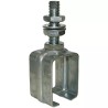SUPPORT ENVELOPPANT TIGE NORMALE POUR RAIL 50 - ref. 1850115 | TP Agri