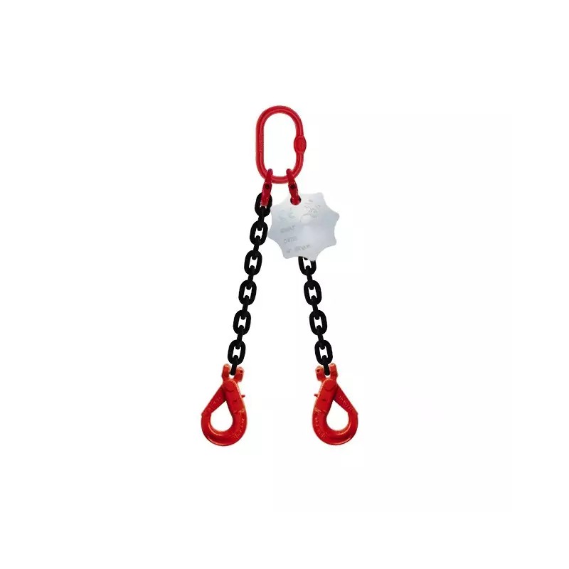ELINGUE CHAINE 2 BRINS 8 MM AVEC CROCHETS AUT - ref. 1870220 | TP Agri