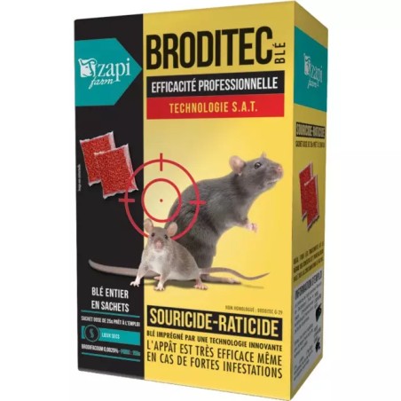 SOURICIDE RATICIDE GRAND PUBLIC BRODITEC BLE - ref. 2829050 | TP Agri