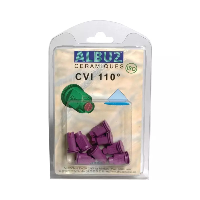 BUSE ALBUZ CVI 110 025 VIOLET BLISTER DE 8 - ref. 252734 | TP Agri