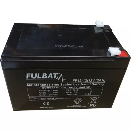 BATTERIE GEL 12V 12AH TYPE CP12-12 FULBAT - ref. 31305059 | TP Agri