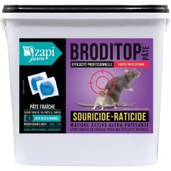 SOURICIDE RATICIDE PRO BRODITOP PATE BRODIFAC - ref. 2829065 | TP Agri