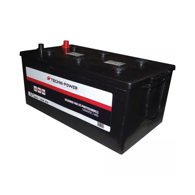 BATTERIE 12V 230AH 1200A + A GAUCHE SUR LA LAR - ref. 206901 | TP Agri