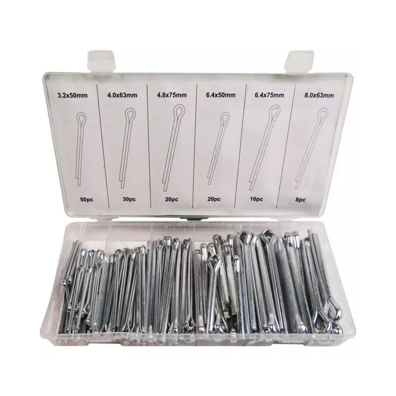 COFFRET 144 GOUPILLES FENDUES 3,2X50 A 8X63 M - ref. 1830701 | TP Agri