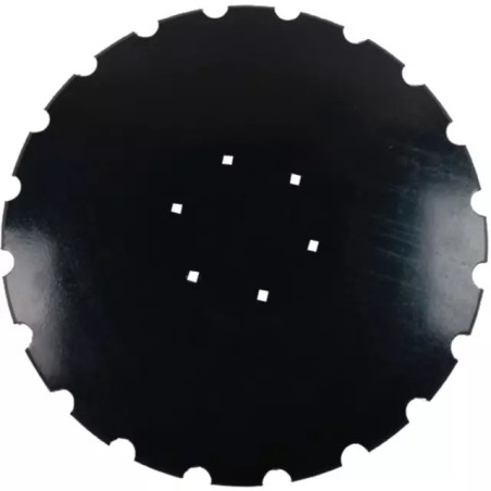 DISQUE CRENELE FOND PLAT 510X4 6 TROUS TYPE H - ref. 5271608 | TP Agri