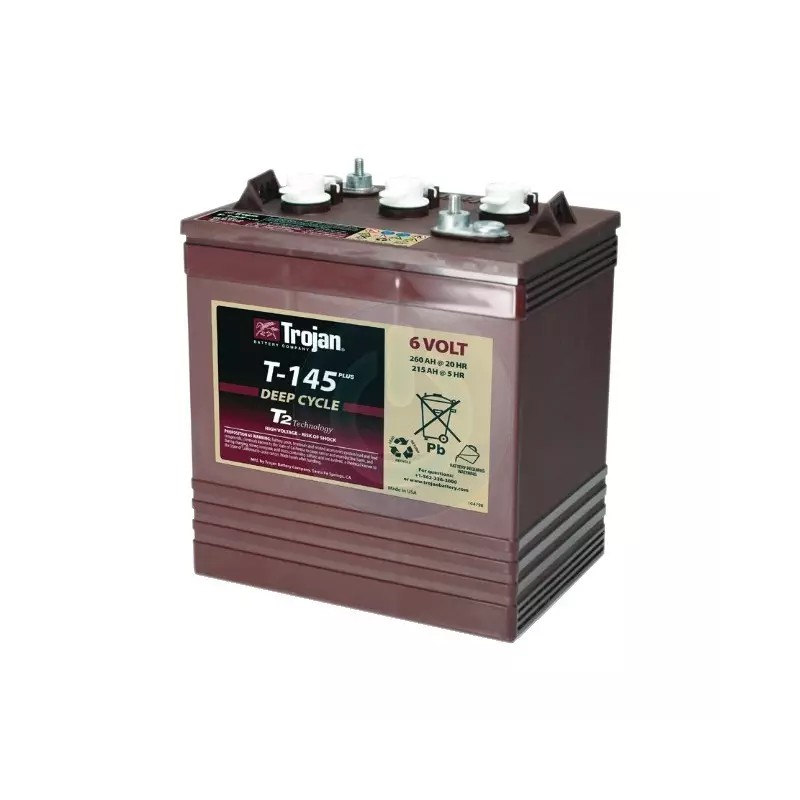 BATTERIE TROJAN T-145 6V 260AH - ref. 31307012 | TP Agri
