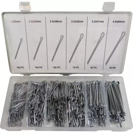 COFFRET 555 GOUPILLES FENDUES 1,6X25 A 4X64 M - ref. 1830705 | TP Agri