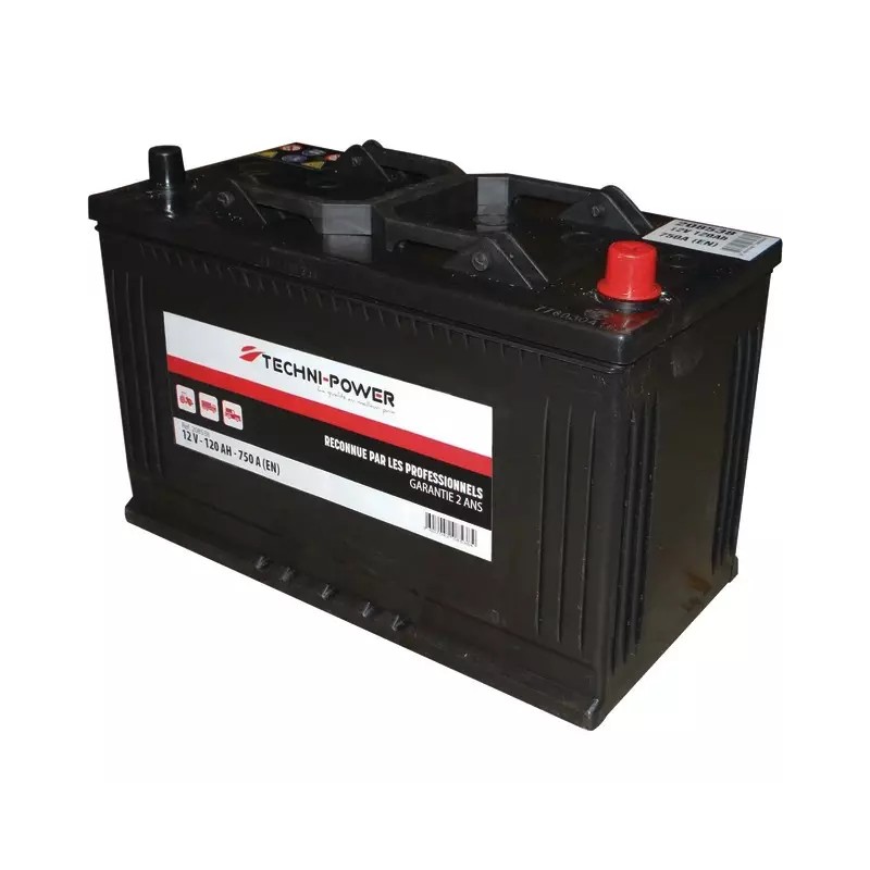 BATTERIE 12V 120AH 750A + A DROITE TALON TECHN - ref. 208538 | TP Agri